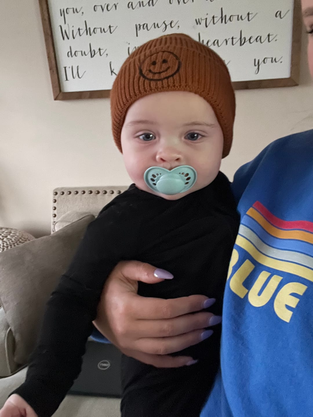 Customer photo review of Smiley Hat/Beanie