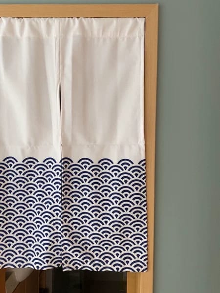 Customer photo review of 商店風-のれん 暖簾 お名前入り 和風·複数のスタイル