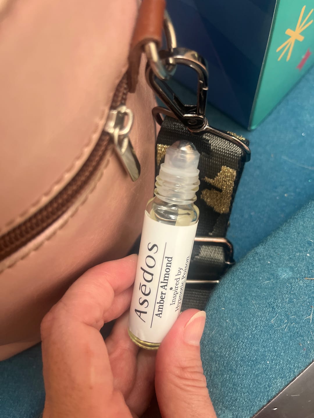 Customer photo review of AMBER ALMOND PERFUME OIL