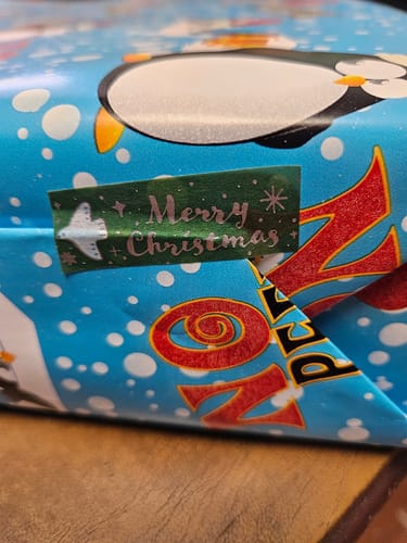 Customer photo review of BGM Christmas Masking Tape - Limited Edition - Merry Christmas