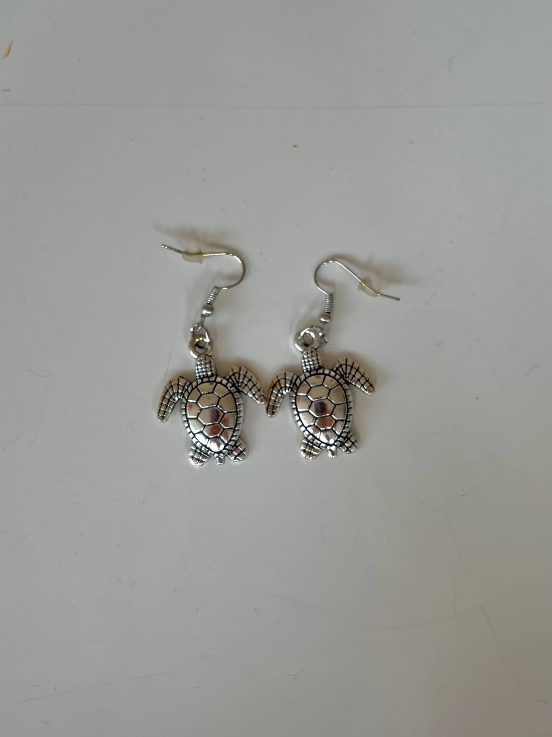 Customer photo review of Sea Turtle Earrings