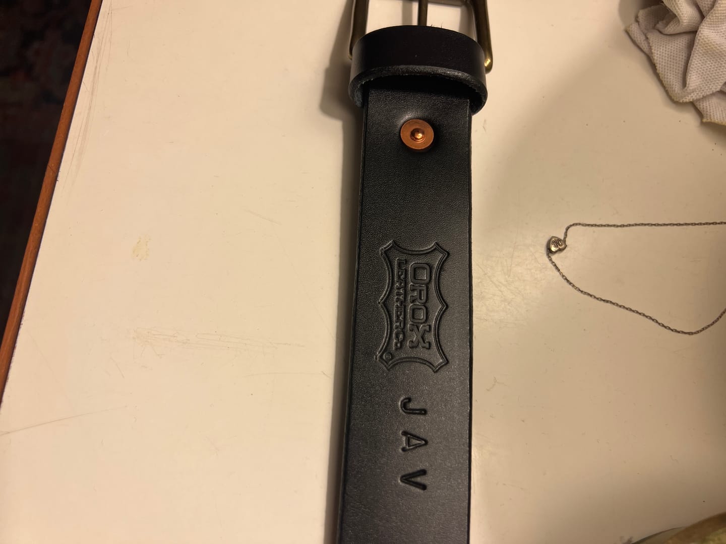 Customer photo review of 1 1/2" Classic Belt