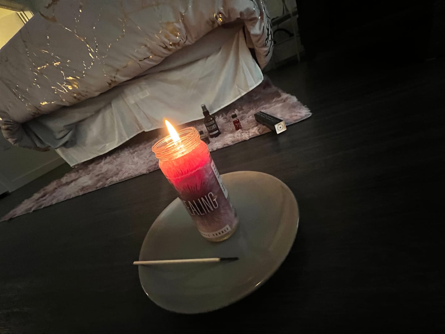 Customer photo review of Healing Magic Candle
