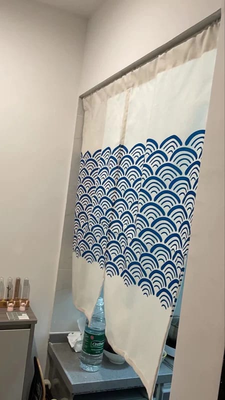 Customer photo review of 商店風-のれん 暖簾 お名前入り 和風·複数のスタイル