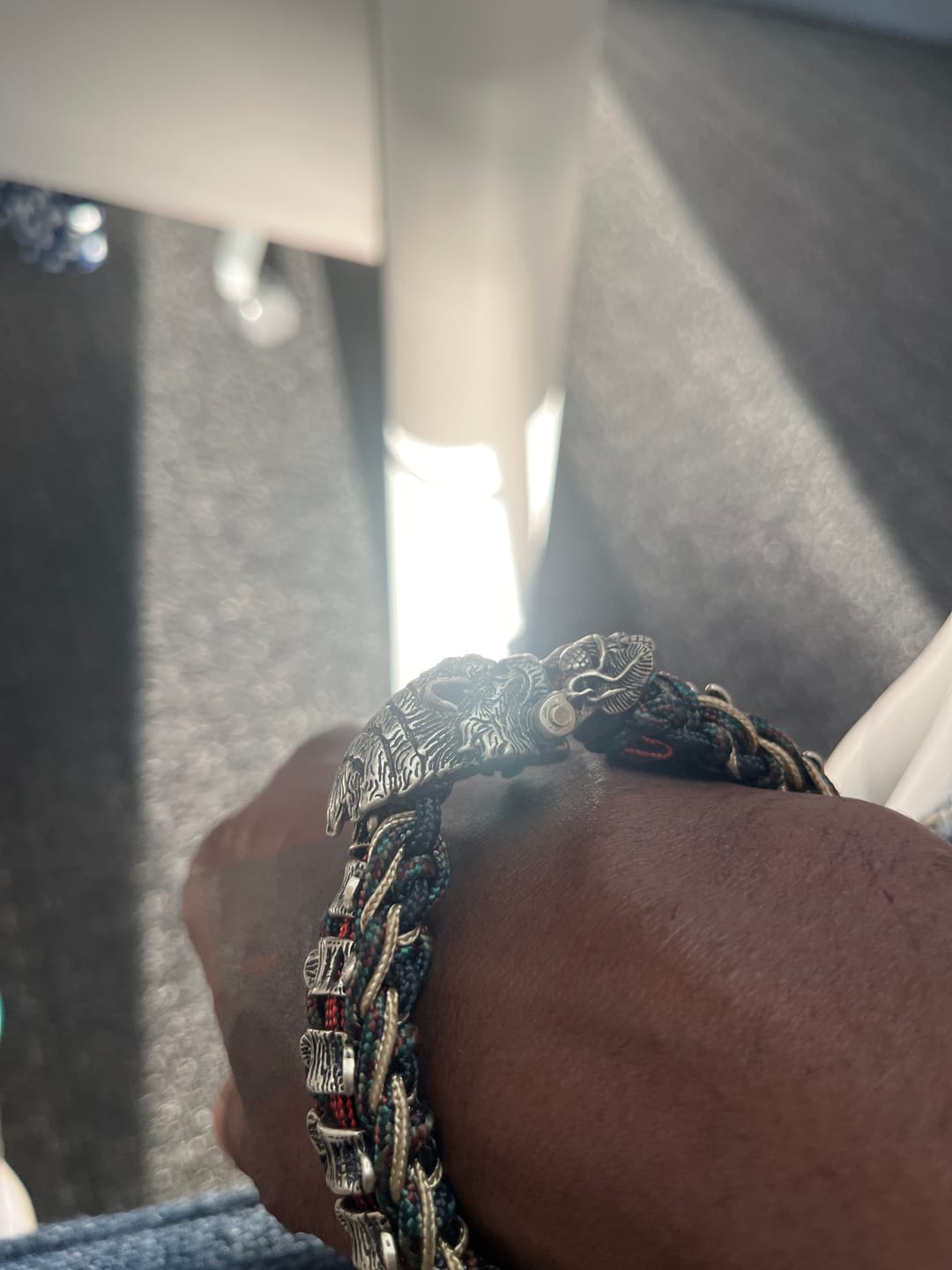 Customer photo review of Tiger Paracord Bracelet