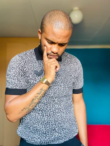 Customer photo review of MARCI FRANC LABYRINTH POLO SHIRT