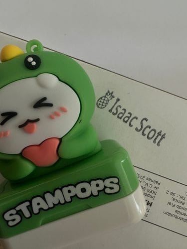 Customer photo review of Stampops - Σφραγίδες Ζωάκια με Εξατομικευμένο Όνομα