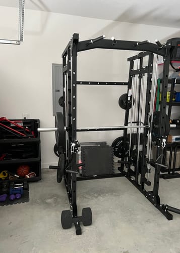 Customer photo review of Major Fitness SML07 All-In-One Home Gym Smith Machine