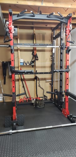 Customer photo review of Major Fitness SML07 All-In-One Home Gym Smith Machine