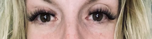 Customer photo review of Fluffy Russian DIY Lash Extension Kit