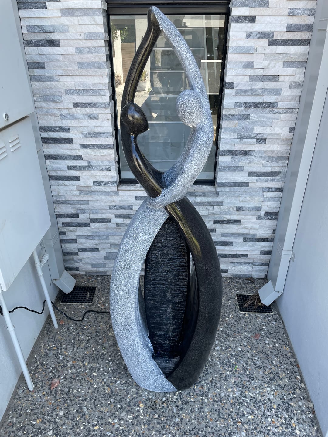 Customer photo review of Harmony Dancers Tall Indoor & Outdoor Water Feature - 145cm