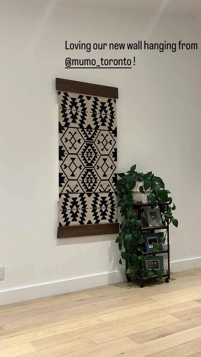 Customer photo review of Black Western Wall Hanging