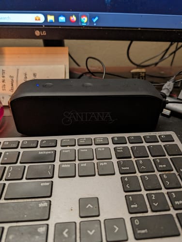 Customer photo review of Samba High Powered Speaker