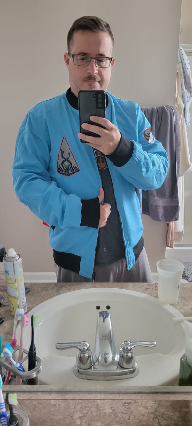 Customer photo review of Star Wars "Thrawn" – Reversible Bomber Jacket