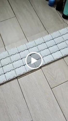 Customer video review of Diatomite Modular Bath Mat