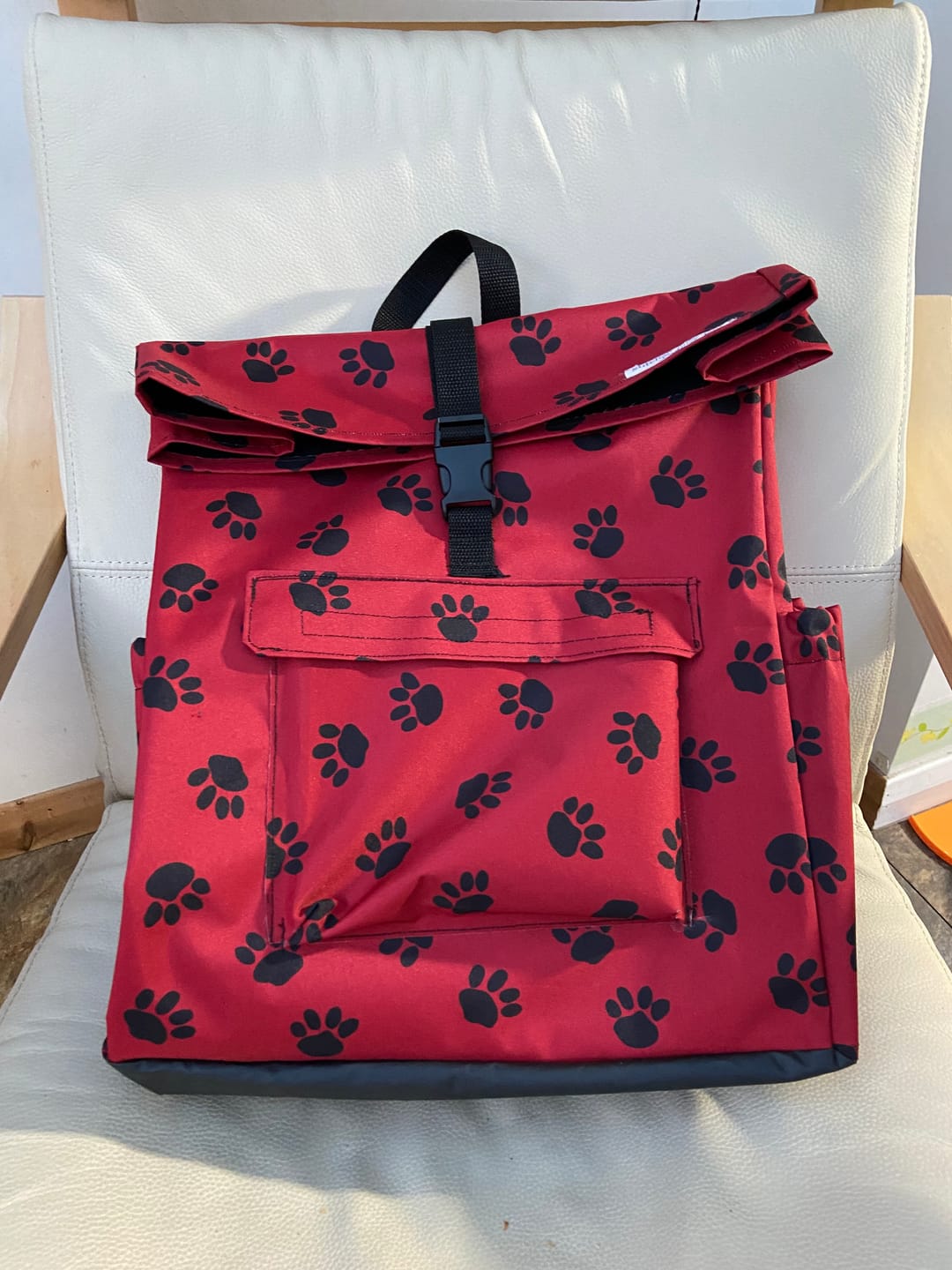 Customer photo review of Paw Print Heavy Duty Waterproof Fabric
