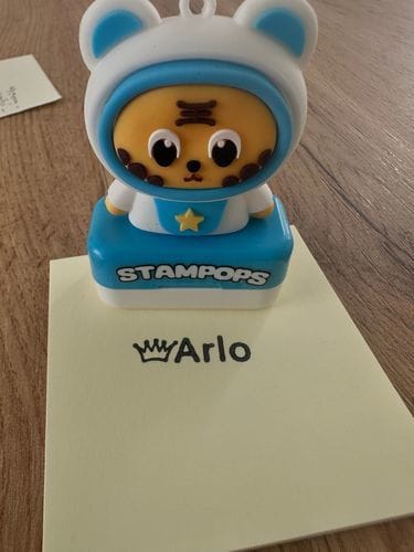 Customer photo review of Stampops - Σφραγίδες Ζωάκια με Εξατομικευμένο Όνομα