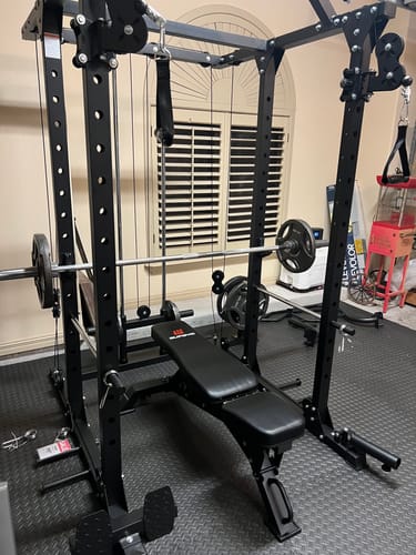 Customer photo review of Major Fitness PLM03 All-In-One Home Gym Power Rack