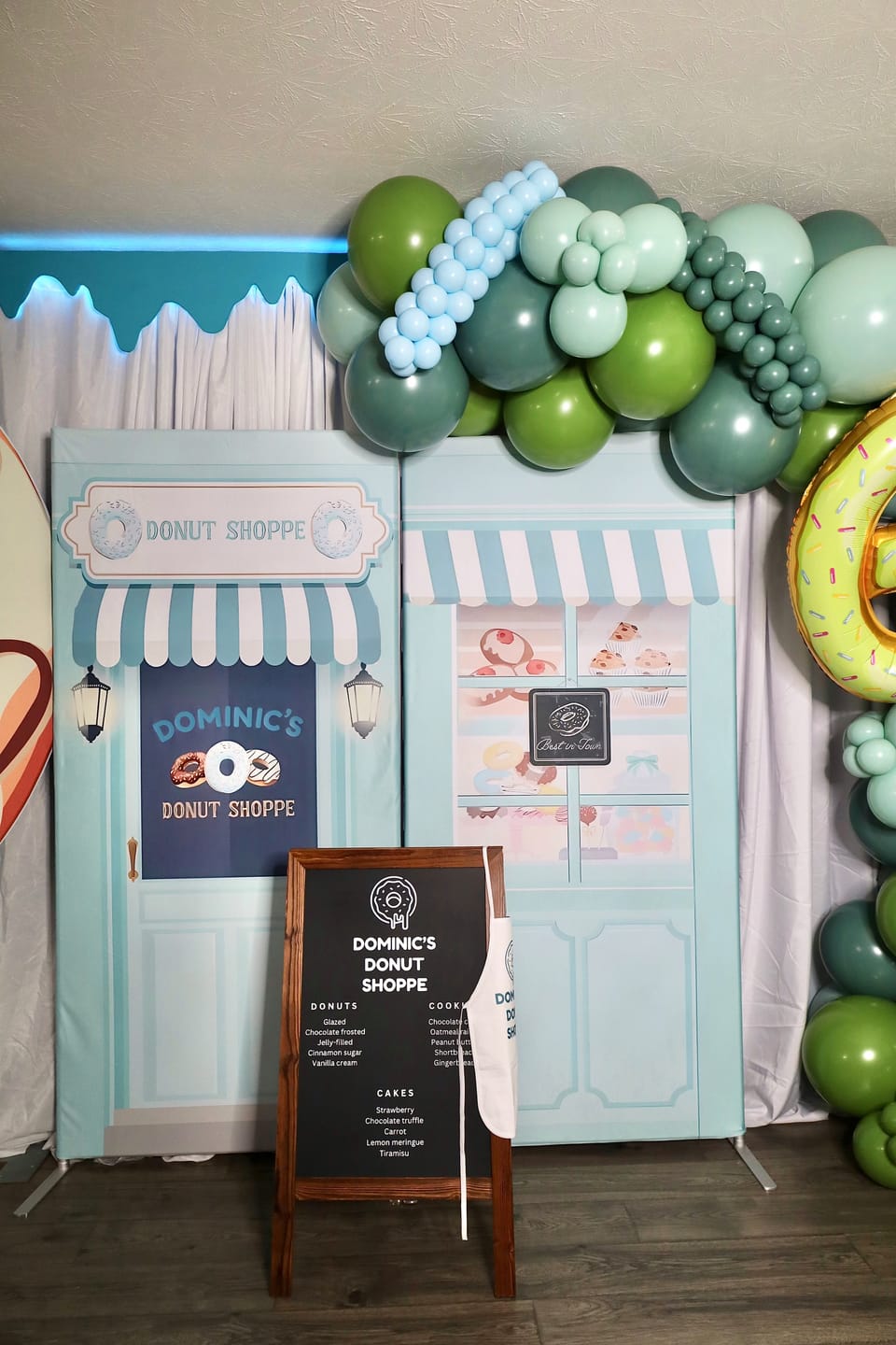 Customer photo review of Rectangular Backdrop Wall Set, Birthday&Baby Shower&Wedding Party Decoration