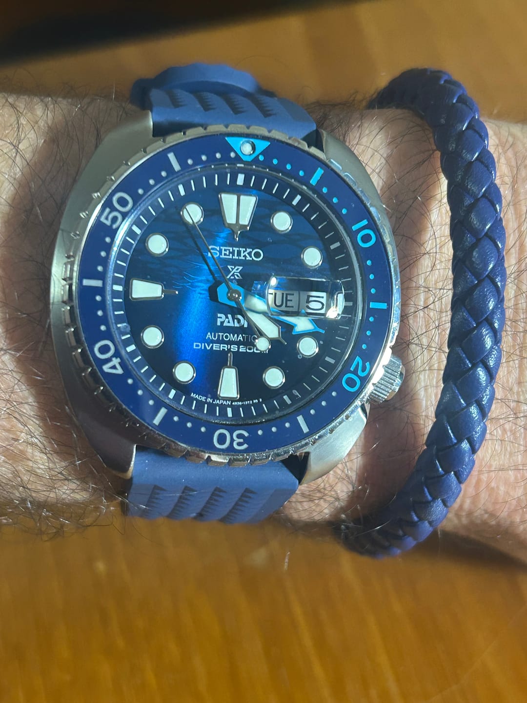 Customer photo review of Waffle Rubber - Blue