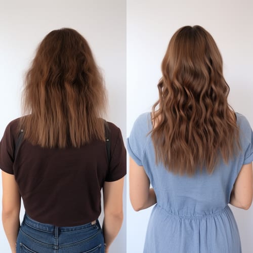 Customer photo review of Hair Growth Kit (2 month supply)