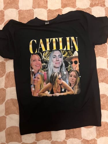 Customer photo review of CUSTOM VINTAGE TEE