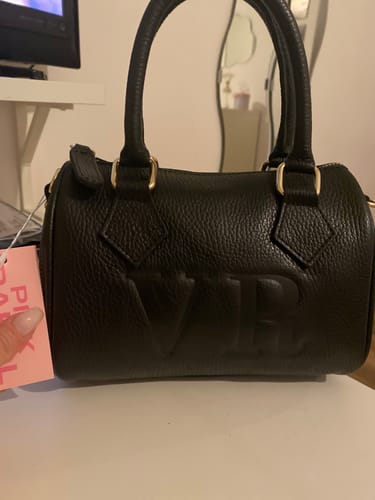Customer photo review of Borsa Bauletto Eloise in vera pelle (Personalizzabile)