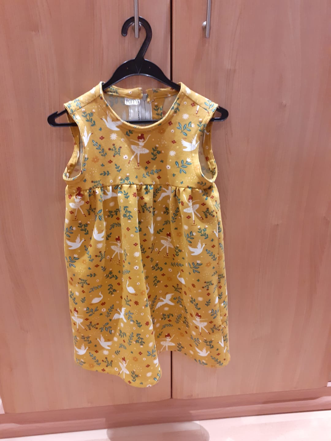 Customer photo review of Ballerinas and Swans Organic Sweatshirt Fabric