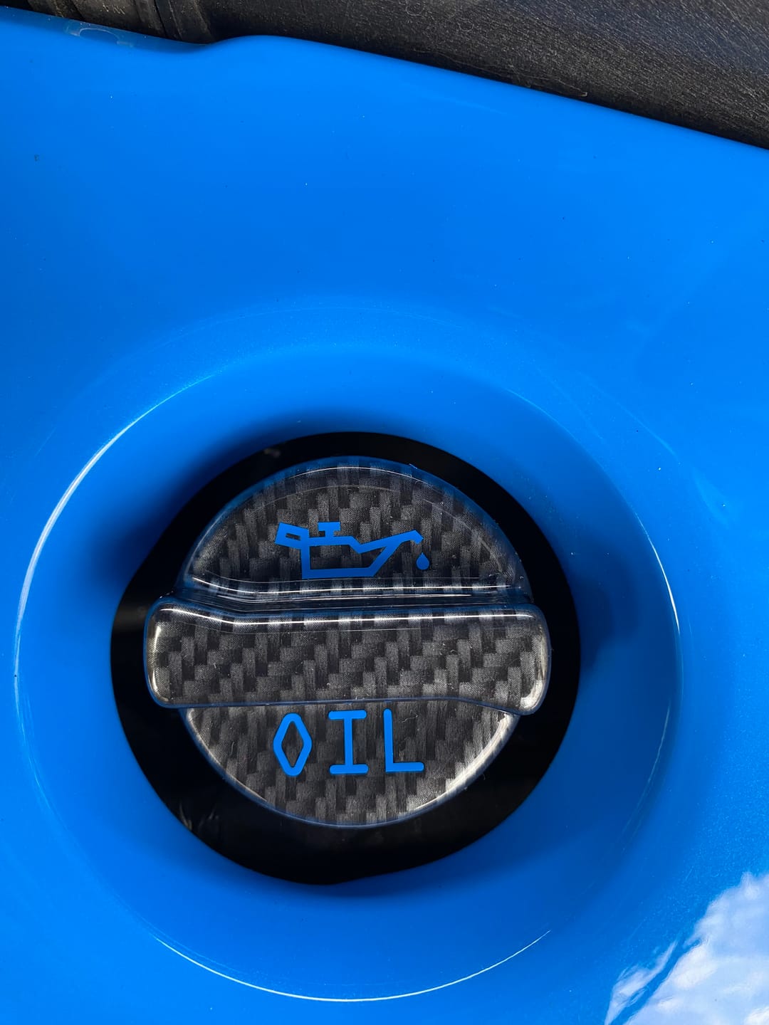 Customer photo review of Custom Cap Vinyl Sticker Set