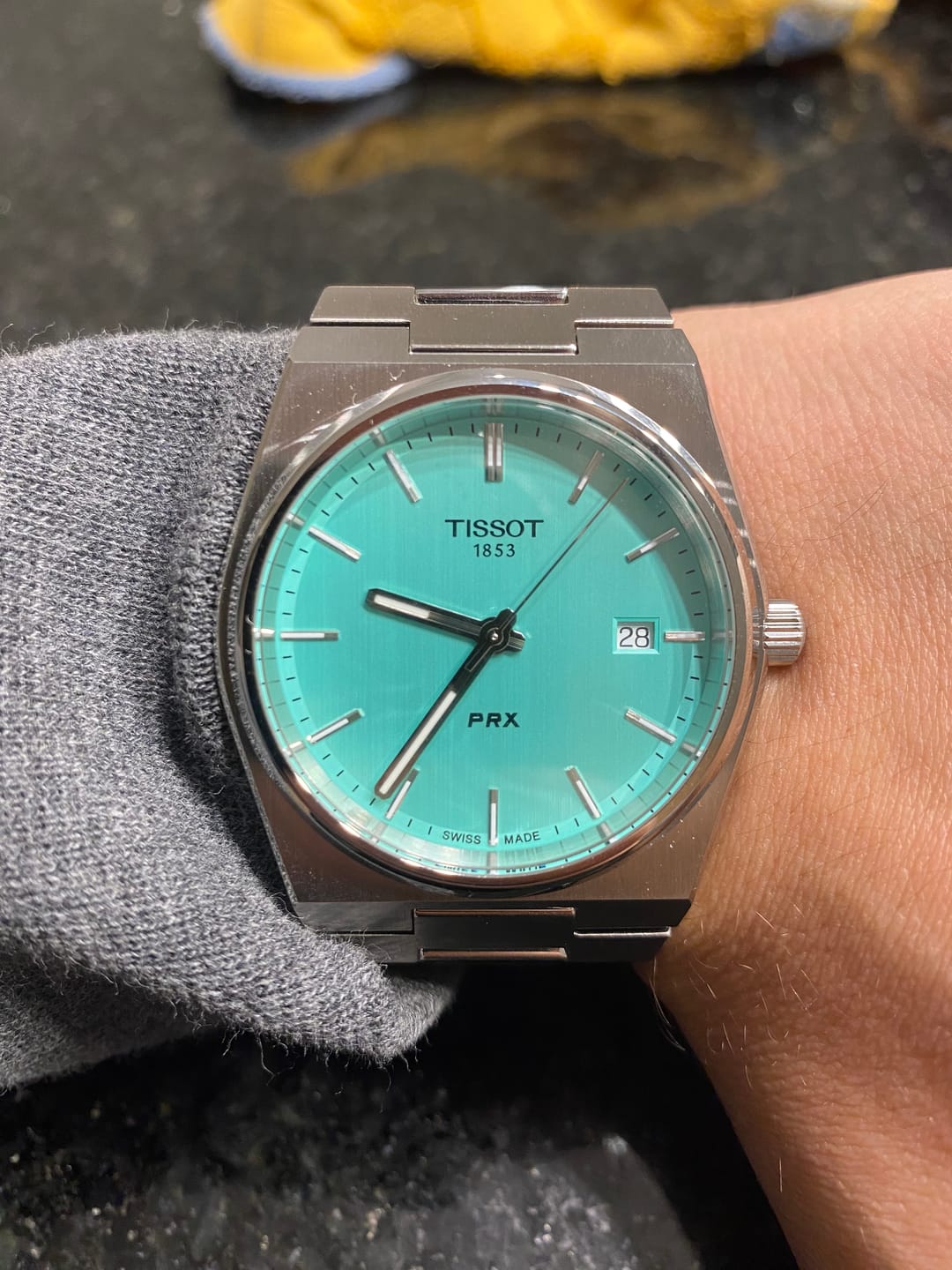 Customer photo review of Reloj Tissot PRX T137.410.11.091.01 Quartz 40mm "Tiffany"