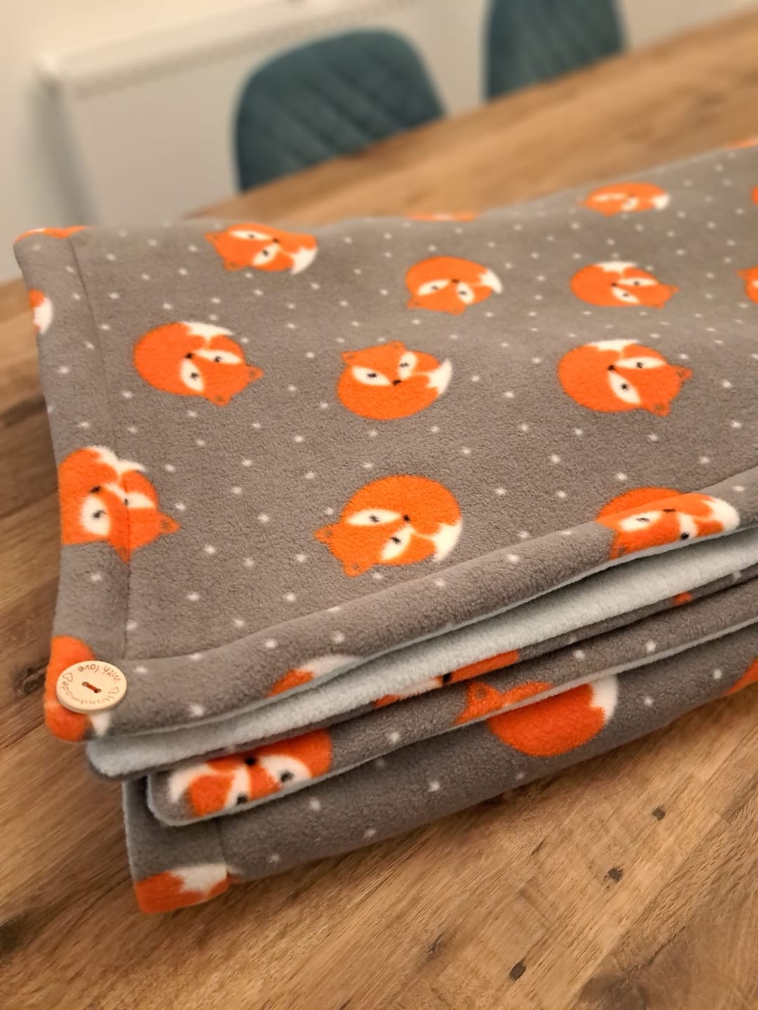 Customer photo review of Sleeping Foxes Anti Pill Polar Fleece Fabric