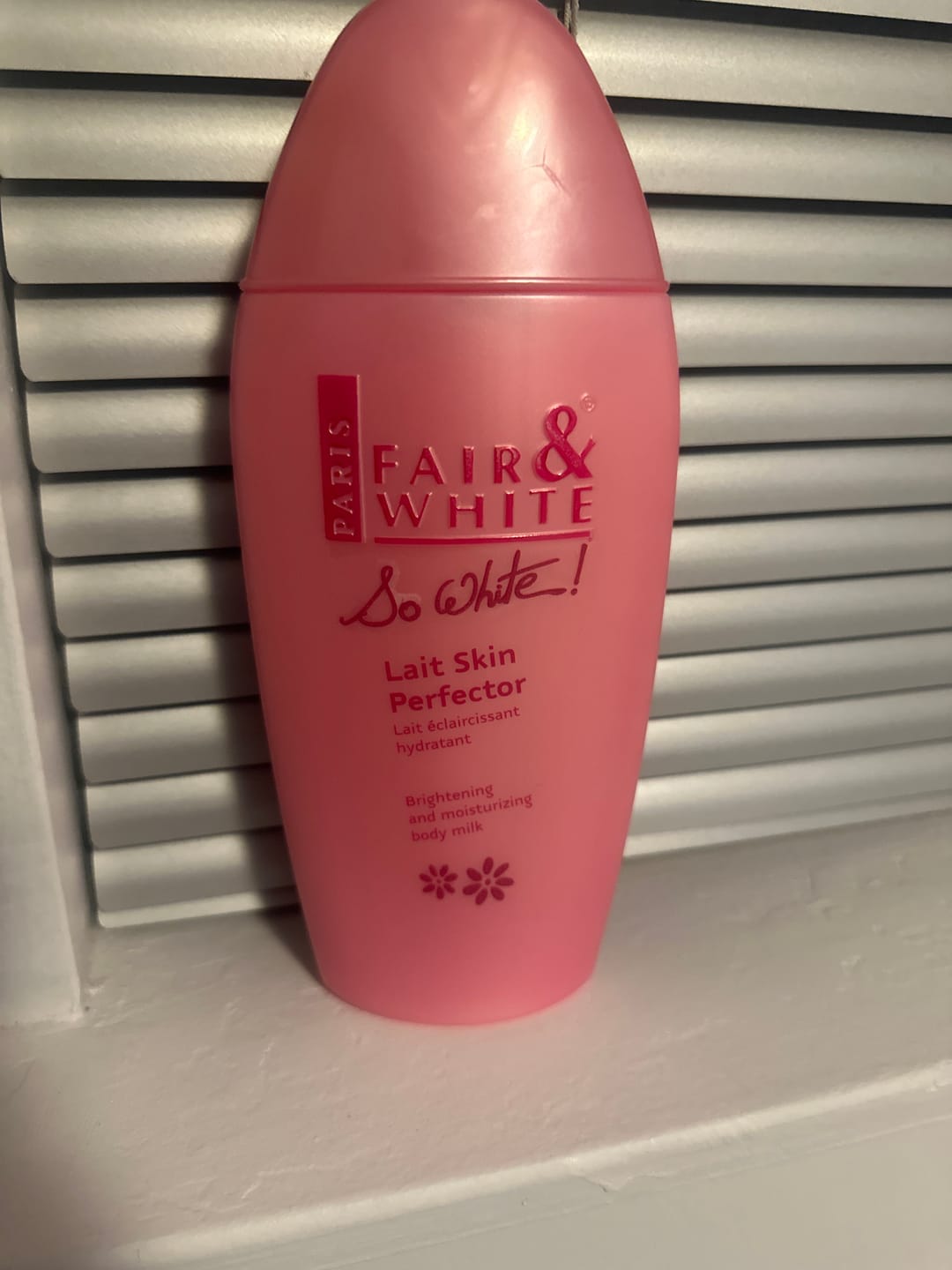 Customer photo review of Fair and White So White Skin Perfector Body Lotion 500ml / 16.90 fl oz