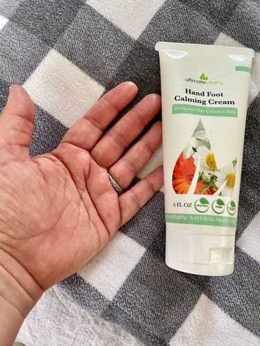 Customer photo review of Hand-Foot Syndrome Cream – Chemo Relief for Dry, Painful Skin