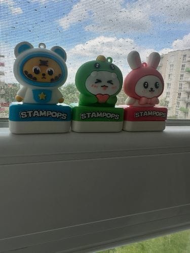 Customer photo review of Stampops - Σφραγίδες Ζωάκια με Εξατομικευμένο Όνομα