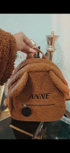 Customer photo review of 'BagPops' - Σακίδιο Πλάτης (Backpack) Αρκουδάκι με Εξατομικευμένο Όνομα