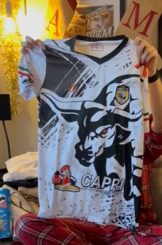 Customer photo review of Mens Mystery Football Shirt
