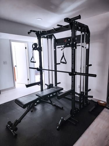 Customer photo review of Major Fitness F22 All-In-One Home Gym Power Rack