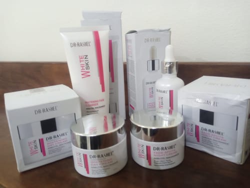 Customer photo review of Dr.Rashel Whitening Solution - Pack of 4