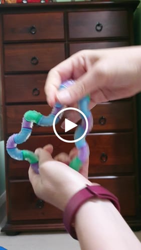 Customer video review of Tangle Therapy SOFT RX FLEX JUMBO fidget