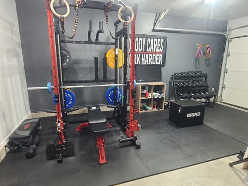 Customer photo review of MAJOR All-in-One Home Gym Smith Machine Package SML07
