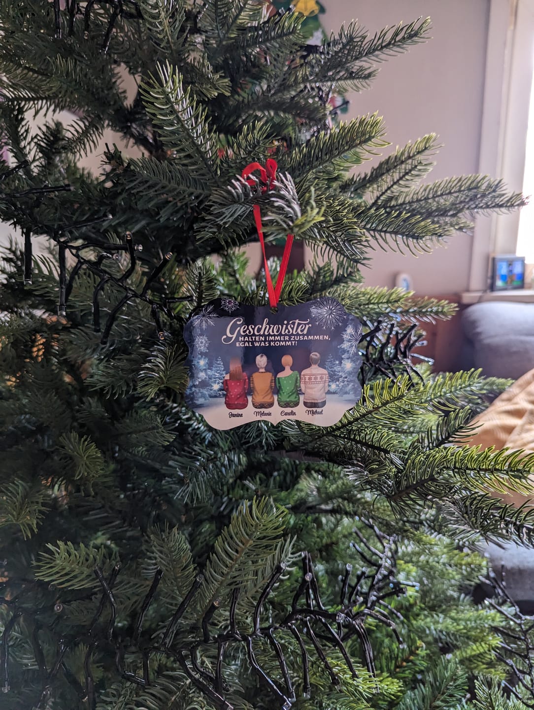 Customer photo review of Weihnachten mit der Familie - Familien-Baumschmuck