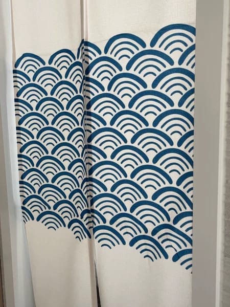 Customer photo review of 商店風-のれん 暖簾 お名前入り 和風·複数のスタイル