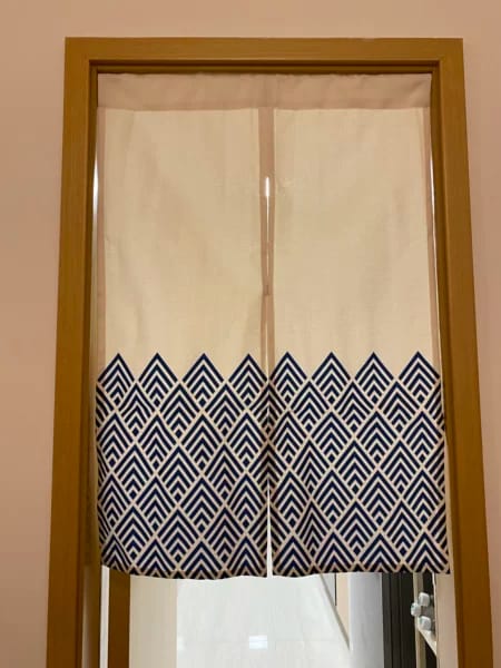 Customer photo review of 商店風-のれん 暖簾 お名前入り 和風·複数のスタイル
