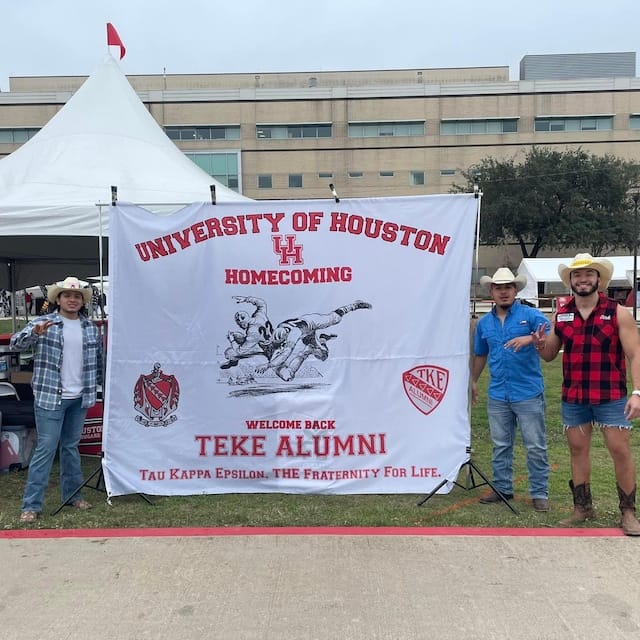 Customer photo review of Custom Standard Flags