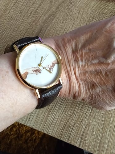 Customer photo review of Michelangelo The creation of Adam Watch
