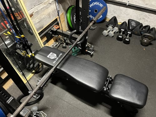 Customer photo review of Major Fitness Adjustable Bench | 1300Lbs Capacity Weight Bench PLT01