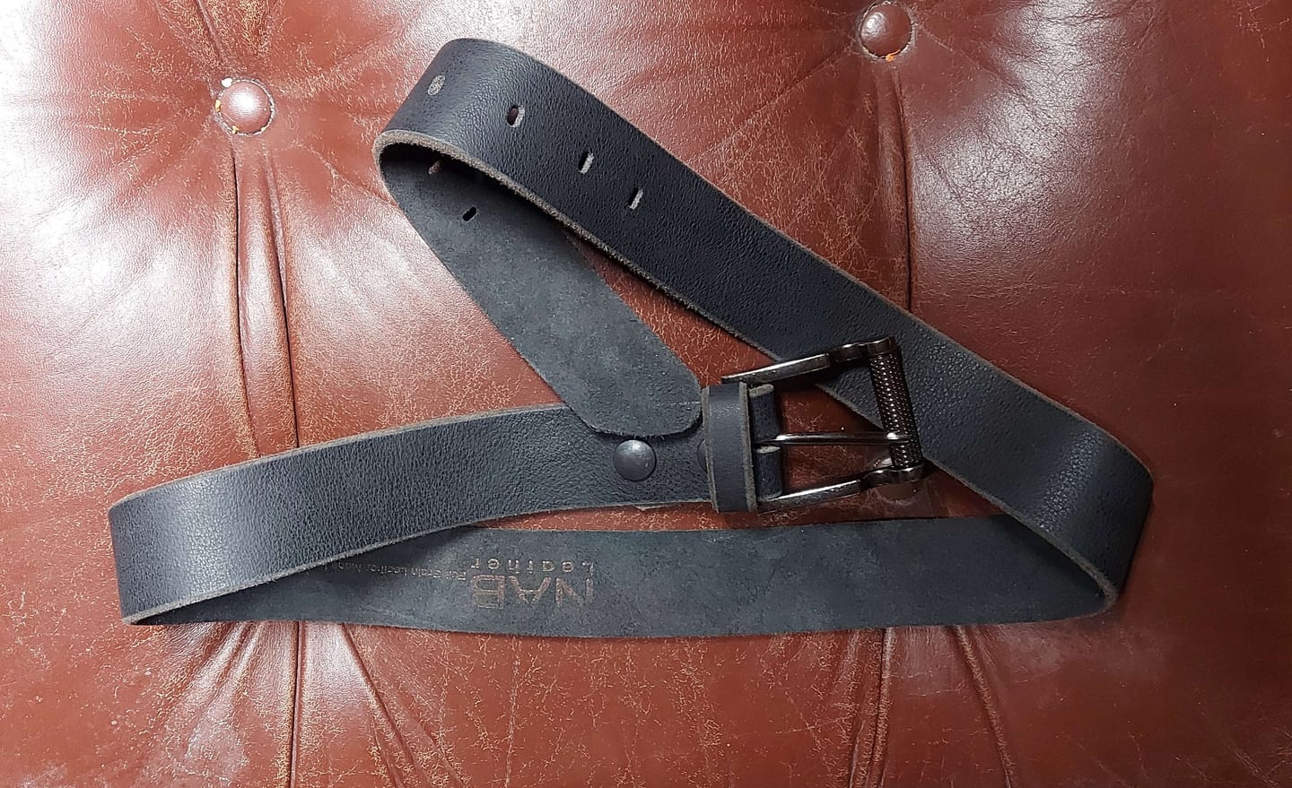 Customer photo review of The Pinnacle Belt - Black 100 % Premium Leather Belt
