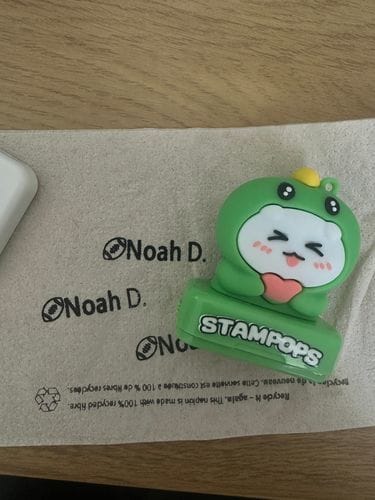 Customer photo review of Stampops - Σφραγίδες Ζωάκια με Εξατομικευμένο Όνομα