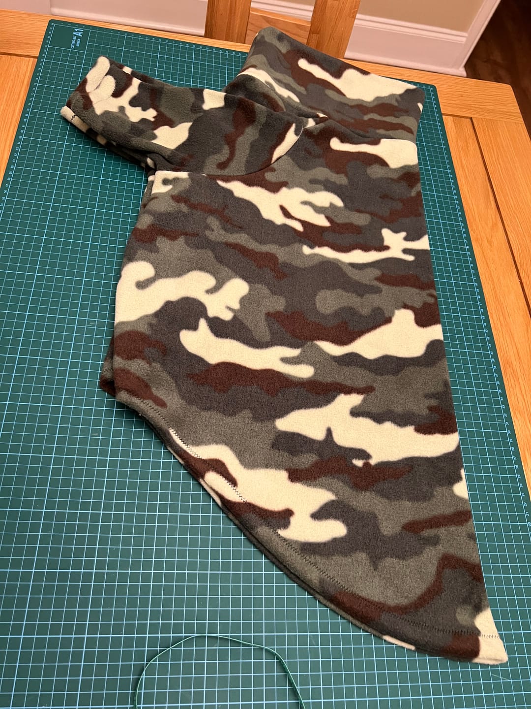 Customer photo review of Camo Anti Pill Polar Fleece Fabric