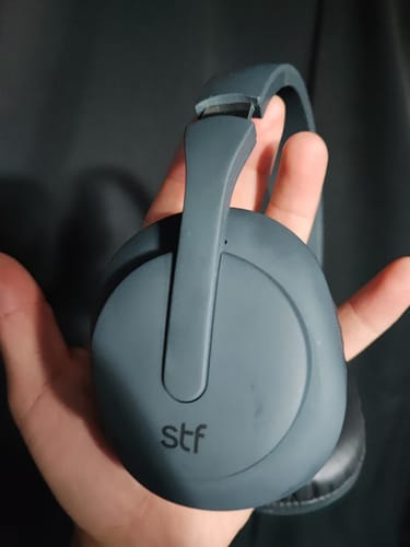 Customer photo review of Audífonos inalámbricos On ear | STF Neo ANC | Cancelación de ruido 40 hrs uso Negro